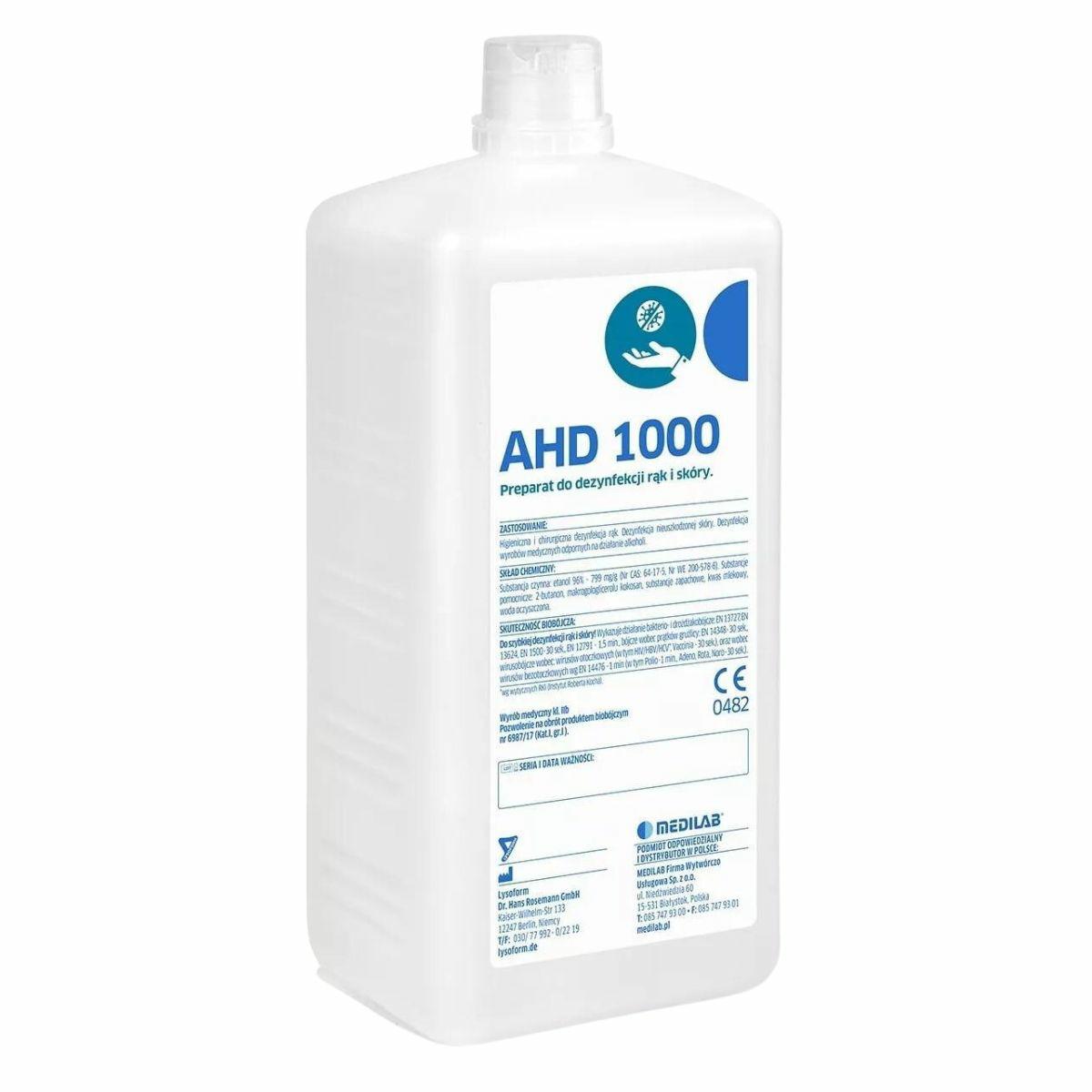 AHD 1000 Płyn do dezynfekcji  1L