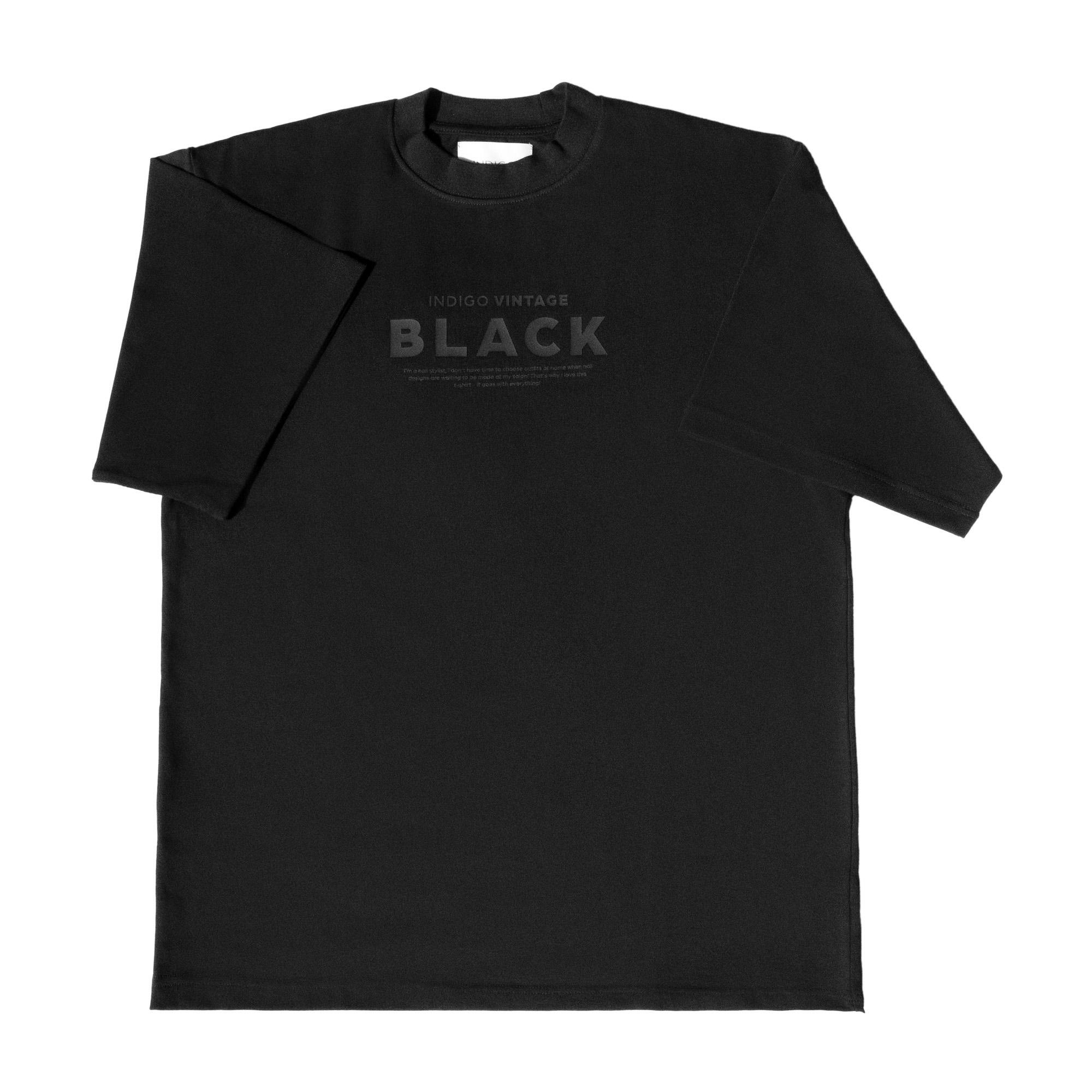 T-shirt Oversize Indigo Vintage Black S/M