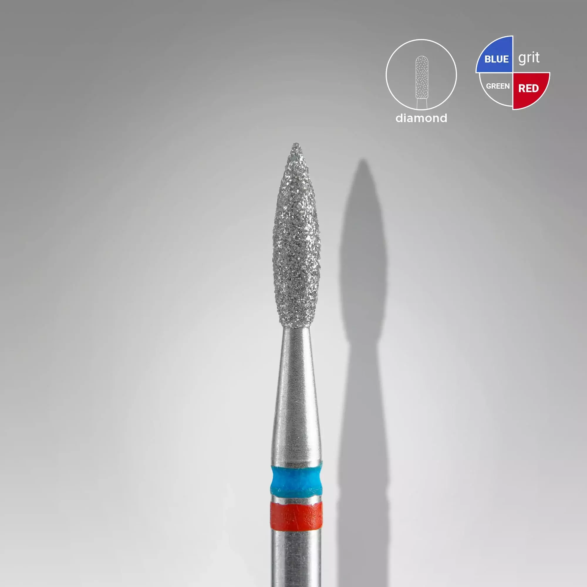 Frez diamentowy płomyk DUO FA11RB021/8