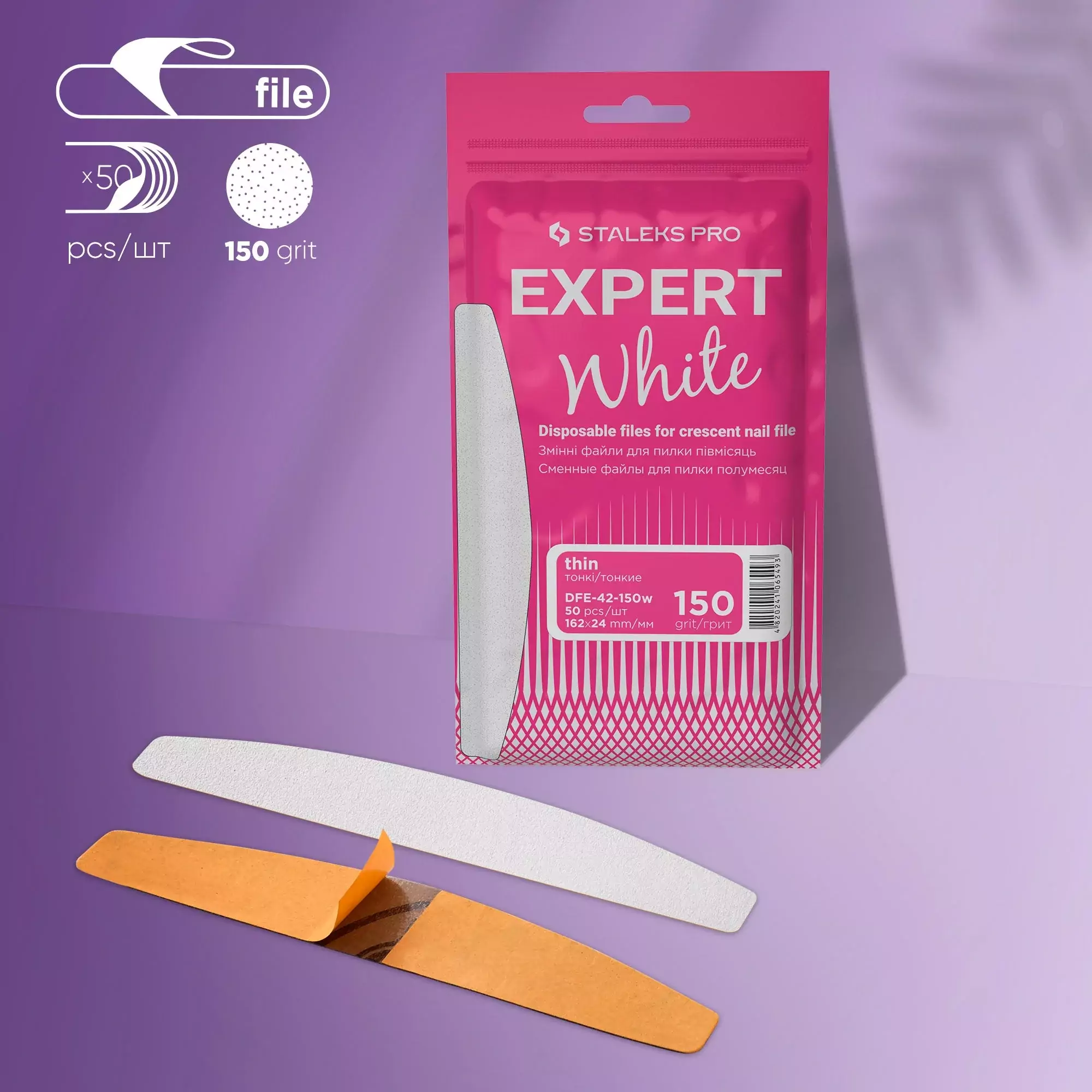 Nakładka wymienna półksiężyc, Expert 42, gr. 150, (50szt)
